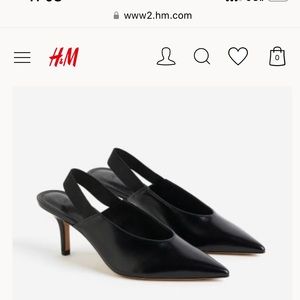 H&M heeled sling backs, size 41